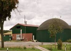 Ansicht einer Biogasanlage