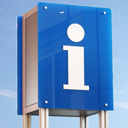 Hinweis Schild Information