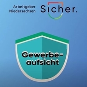Logo der Dachmarke Niedersachsen mit dem Hinweis auf die Gewerbeaufsicht