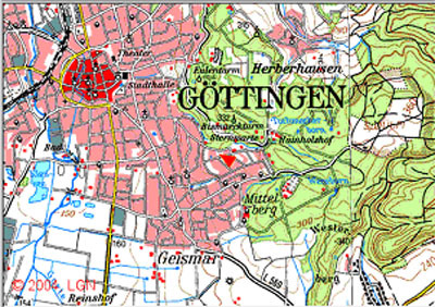Karte Übersicht GAA Göttingen