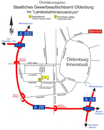 .Anfahrt GAA Oldenburg